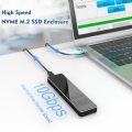 .2 NVME SSD العلبة ، USB C 3.1 Gen2