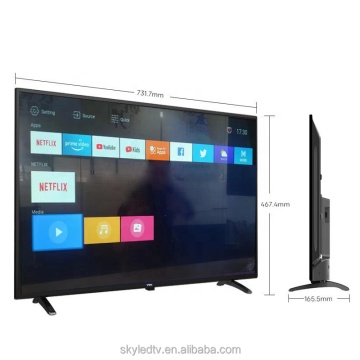 VSTI V-Series 32-inci TV pintar LCD LED dengan 720p HD, Sistem Android, WiFi, dan Paparan 4K Ultra HD