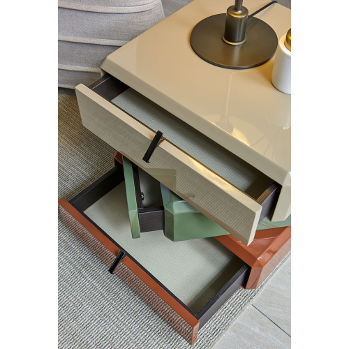 Bedside Tables Irregularly Design Three Layers Bedside Tables Factory