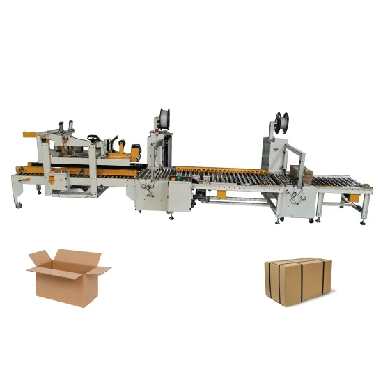 Custom Carton Sealing and Strapping Machine Packaging Line Manufacturer