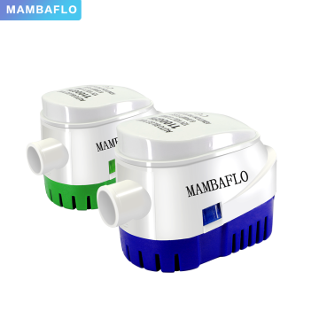 MAMBAFLO 750GPH 12V/24V DC Electric Automatic Marine Impeller Bilge Pump