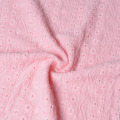 Sólido DTY Crepe Jacquard Fabaric para prendas de vestir