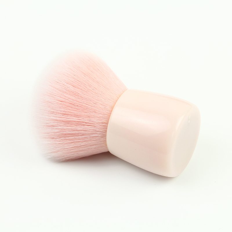 pink kakubi powder brush