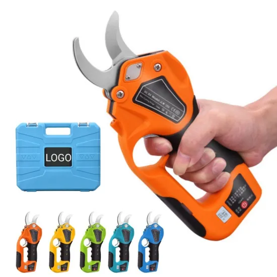 New 20mm Cordless Fruit Tree Pruner Kit: Rechargeable Lithium Battery Electric Pruning Shears for Garden Maintenance