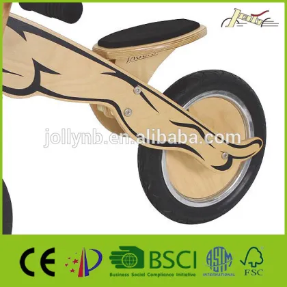 Jaguar 12" Wooden Children Bicycles as Balance Toys