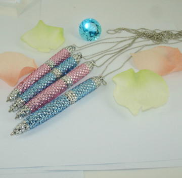 New Arrival Novelty Design Classic Mini Metal Crystal Pens
