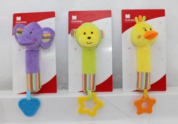 18CM baby squeaker with teeth baby toy