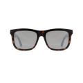 Praça UV400 Men Nylon Tons polarizados com óculos de sol acetato