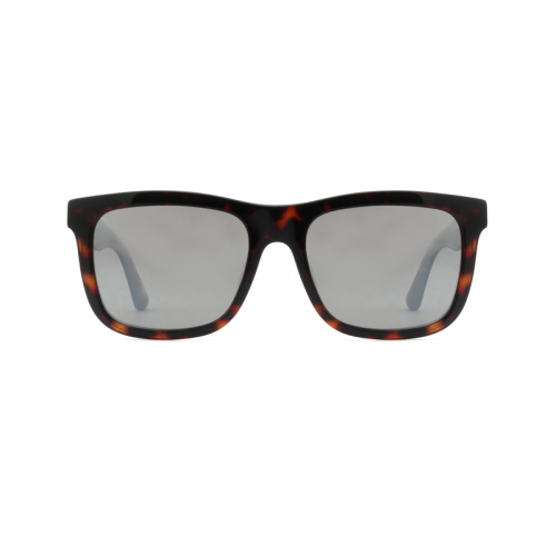 Praça UV400 Men Nylon Tons polarizados com óculos de sol acetato