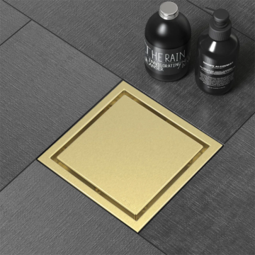 Tile Insert Square Stainless Steel Floor Drain