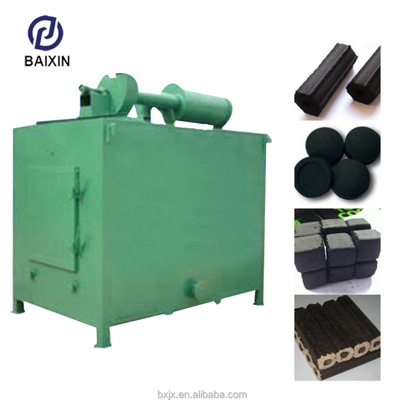 Baixin Brand High Capacity Rice Husk Briquette Hard Wood Charcoal Oven