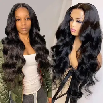 Cuticle Aligned Brazilian Glueless Natural HD Full Lace Wig with Baby Hair Lace Wigs 100% Virgin Human Hair