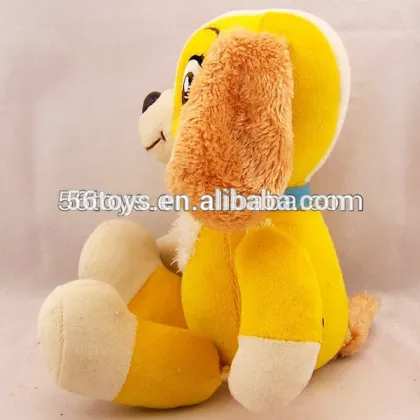 2014 Top Quality lifelike Stuffed plush smile dog toys Supplier