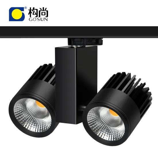 Flicker-Free Double Head 32W 3 Phase LED Track Light
