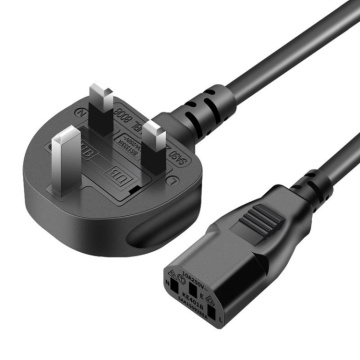 3 pin UK Plug AC Power Cord Cable