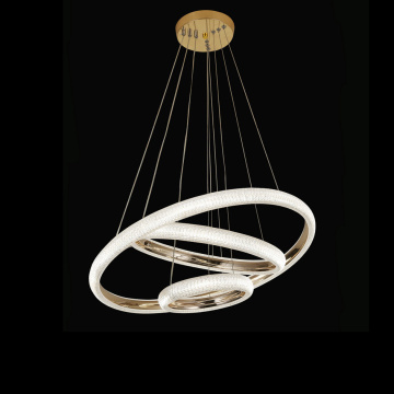 Cincin lingkaran hiasan moden LED Chandelier