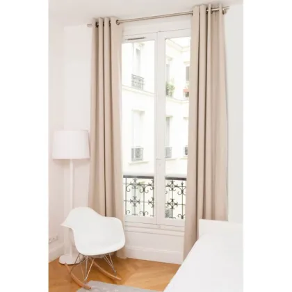 Blackout Curtains: Fashionable Faux Linen Fiber Curtains from Pakistan