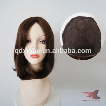 Wholesale 16" #8/6 Highlight Virgin European Hair Jewish Wigs Kosher Sheitel Wig