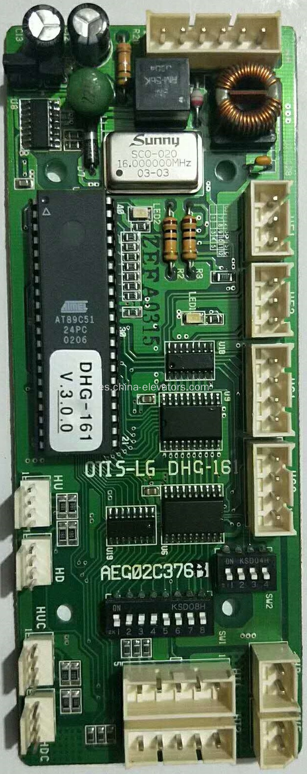Tablero de comunicación del eje DHG-161 para ascensores LG Sigma