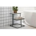 bath multifunction rack black color