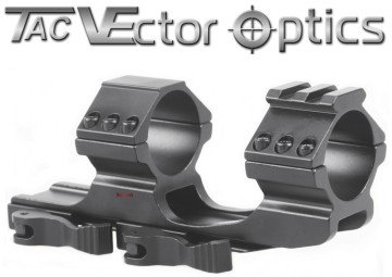 Vector Optics 30mm One Piece Quick Release Riflescope Picatinny High Mount Ring