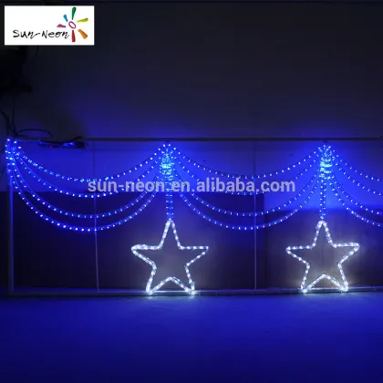 Christmas decoration high pole yard lighting driveway led pole mount light