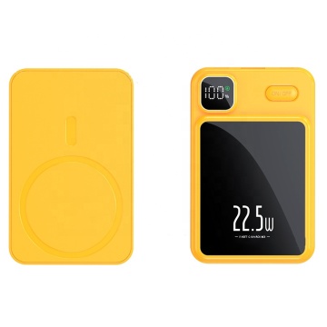 Högkvalitativ 20W PD Fast Charging Magnetic Power Bank med trådlös laddning, 10000 mAh typ C Power Bank