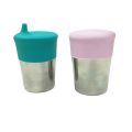 Custom Durable Spill-Proof Silicone Spout Sippy Lid