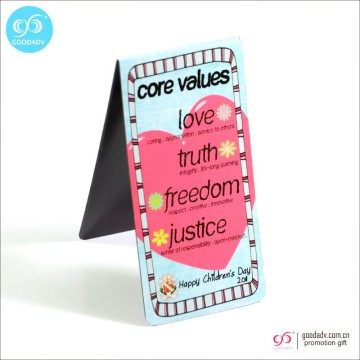 Guangdong promotional magnetic folding bookmarks with custom logo magnetic bookmarks for kids