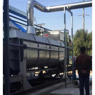 Séchoir à palettes de fumier de poulet de vente d&#39;usine à séchage continu à haute fréquence