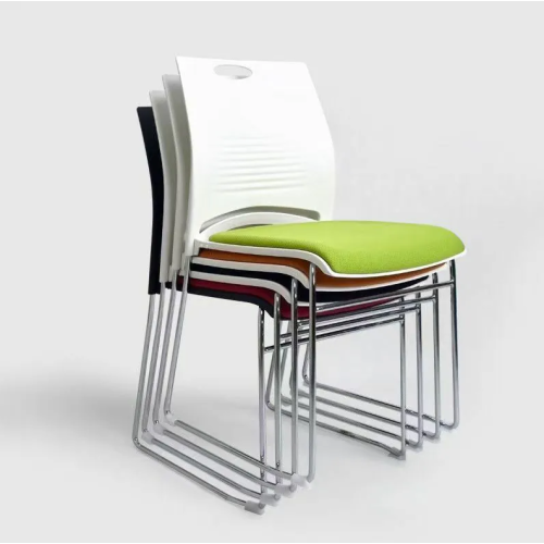 Modern Sled Base Office Chair with Fabric Seat