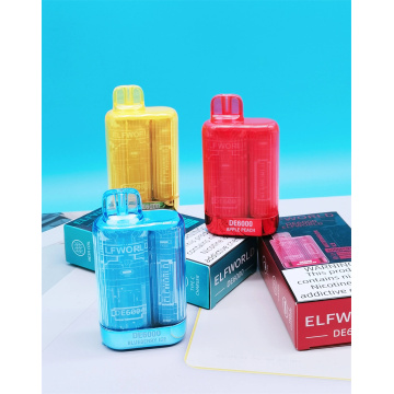 ElfWorld 6000 Puffs Custom Bar Vape 550mAh