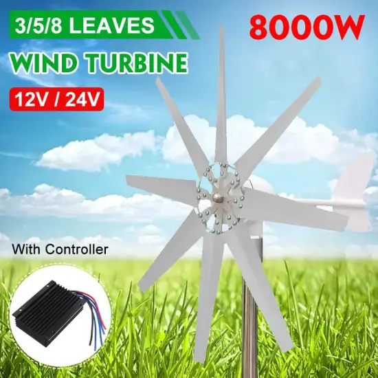 Wind Turbines Generator With Controller Windmill Energy Turbines Wind Turbine Energy Generators For Home Park Street Light
