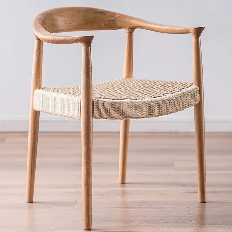 2023 Chaise en bois d'artisanat pour le salon