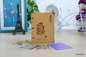 Adjustable Metal Ring Bound Slip-in Album Book Photo Frame Alumni Book