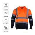 Hi Vis Jacke reflektierende Sicherheit Polar Fleece Hoodie