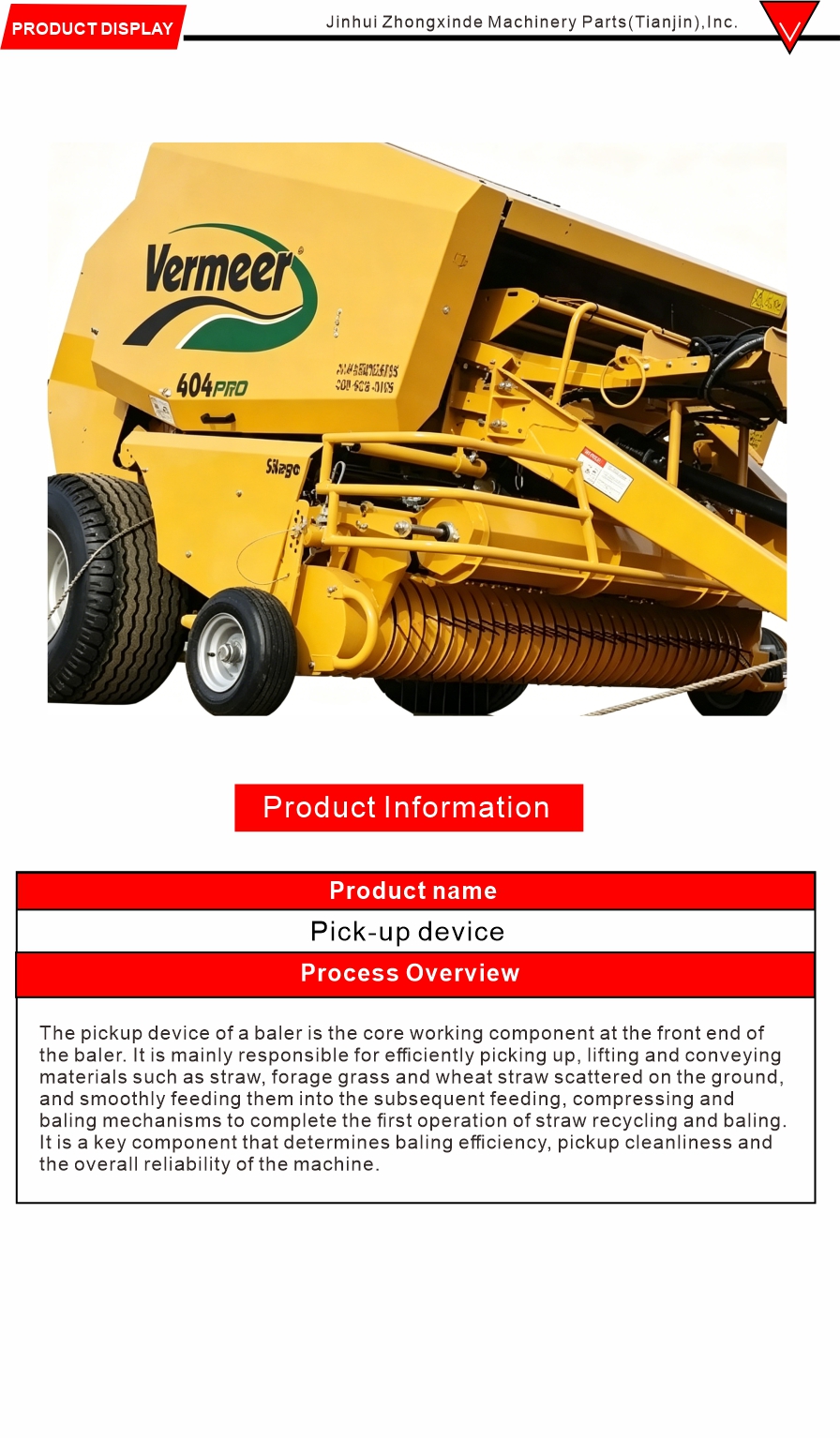 Anti Tangle Baler Pickup