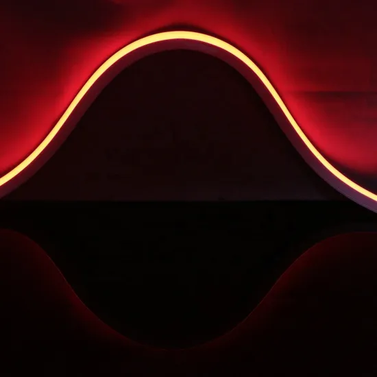 Customizable 24V DC IP67 Waterproof 144LED Flexible Silicone Neon Light