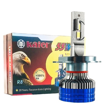 2021 En parlak su geçirmez IP68 R8 LED Far H4