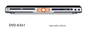 DVD Player with USB and Card Reader DVD-K361