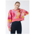 Anpassad höst Nya Tie Dye Sweatshirts för kvinnor