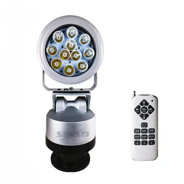 Sinso Radio Remote Control Auto Rotation LED Searchlight for Farms