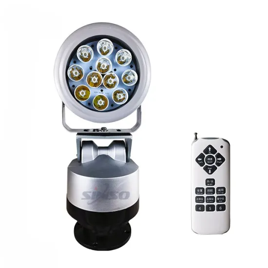Sinso Radio Remote Control Auto Rotation LED Searchlight for Farms