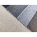 Tissu d'ameublement chenille de couleur unie aspect lin