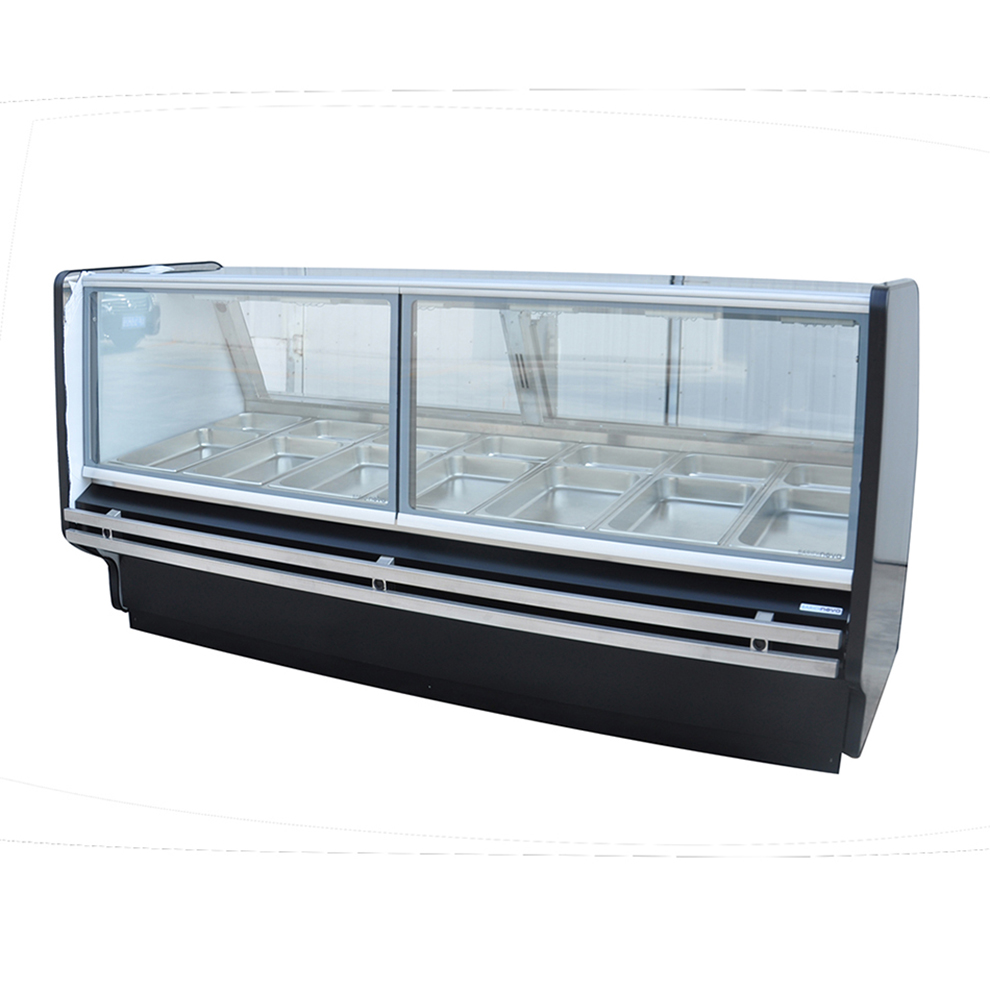 Square Glass Seafood Chiller