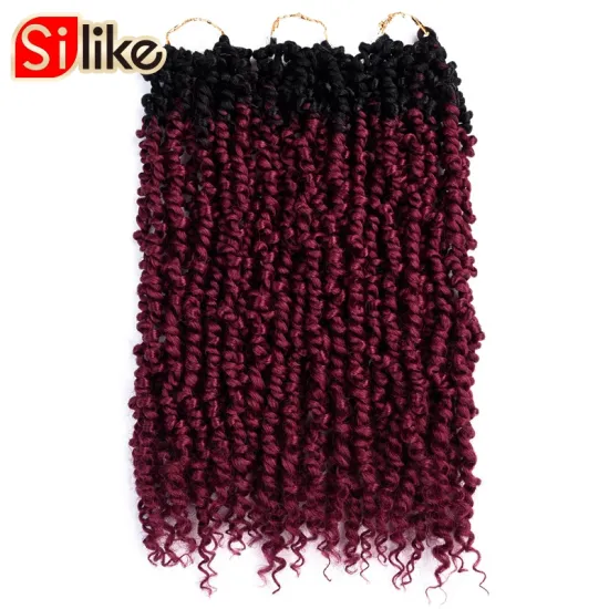 Passion Twist Hair 18 inch 6 packs Water Wave Crochet Braids Long Inch Crochet Braids Hair Water Wave for Passion Twist Braiding