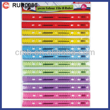 colorful rulers 30cm plastic