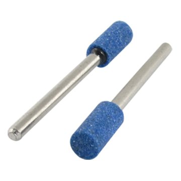 100pcs/Box Blue Chrome Corundum Grinding Heads