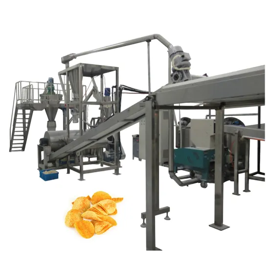 Automatic Small Production Potato Chips Line with Peeler and Baking Production Line