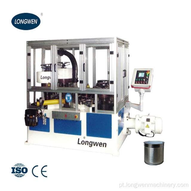 Lata de folha-de-flandres automática que faz máquina necking flanging ncombination machine